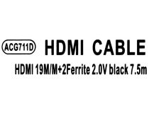 AOpen ACG711D-7.5м Кабель HDMI to HDMI (19M -19M) 7.5м 2 фильтра ver2.0