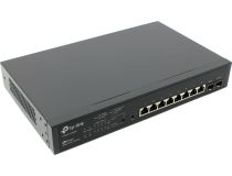 TP-LINK T1500G-10MPS Управляемый коммутатор (8UTP 1000Mbps PoE + 2SFP)