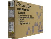24   ЖК монитор IIYAMA ProLite X2483HSU-B3 Black (LCD, 1920x1080, D-Sub, HDMI, DP, USB2.0 Hub)