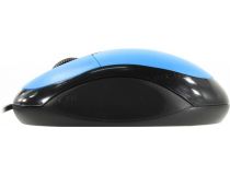 CBR Optical Mouse CM102 Blue  (RTL) USB 3but+Roll