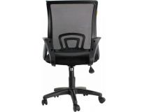  7000799 Офисное кресло Chairman 696 TW-01 чёрный (спинка чёрная сетка, сиденье чёрная ткань)