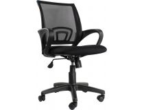  7000799 Офисное кресло Chairman 696 TW-01 чёрный (спинка чёрная сетка, сиденье чёрная ткань)