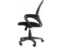  7000799 Офисное кресло Chairman 696 TW-01 чёрный (спинка чёрная сетка, сиденье чёрная ткань)