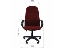  1081743 Офисное кресло Chairman 727 чёрный