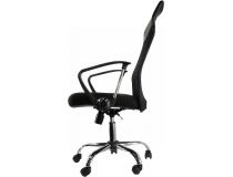  7001685 Кресло руководителя Chairman 610 15-21 чёрный (спинка чёрная сетка, сиденье чёрная ткань)