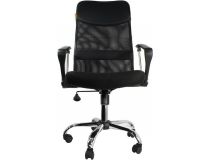  7001685 Кресло руководителя Chairman 610 15-21 чёрный (спинка чёрная сетка, сиденье чёрная ткань)