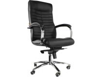  6084440 Офисное кресло Chairman 480 экопремиум чёрный (экокожа)