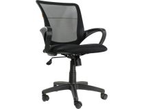  7017847 Офисное кресло Chairman 969 TW-01 чёрный (спинка чёрная сетка, сиденье чёрная ткань)