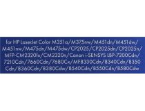 Картридж NV-Print аналог CE411A/CC531A/Cartridge 718 Cyan для HP M351/375/451/475 ,CP2025, Canon LBP-7200/8350