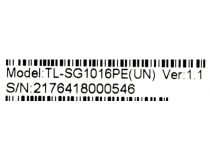 TP-LINK TL-SG1016PE Управляемый коммутатор (8UTP 1000Mbps + 8UTP 1000Mbps PoE+)