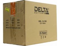 Аккумулятор Delta GEL 12-100 (12V, 100Ah) для UPS