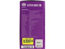 Cooler Master RR-H411-20PW-R1 Hyper H411R (4пин,775/1155/1366/2066/2011v3/AM4-FM2, 29.4дБ, 600-2000об/мин)