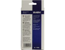 Наушники SVEN E-106  Black-Blue (шнур 1.2м)