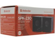 Колонки Defender SPK 230 (2x2W, дерево, питание от USB) 65223 