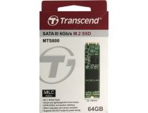 SSD 64 Gb M.2 2280 B&M 6Gb/s Transcend MTS800 TS64GMTS800S MLC