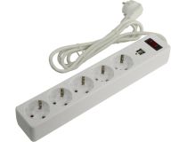 Сетевой фильтр Smartbuy SBSP-18U-W  1.8м (5 розеток + 2 USB)