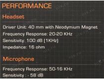 Наушники с микрофоном Bloody G500 Black-Red (шнур 2.2м)