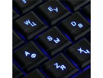 Клавиатура Gembird Gaming KB-200L USB  104КЛ, подсветка клавиш