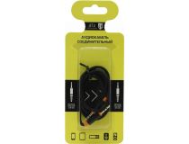 JETACCESS JA-AC02 1м Black Кабель Jack3.5-M -- Jack3.5-M 1м
