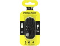 JETACCESS JA-DC21 1м Black Кабель USB 2.0 A-- micro-B 1м