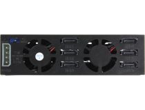 Procase L2-106-SATA3-BK  HotSwap корзина 6xSATA/SAS 2.5 