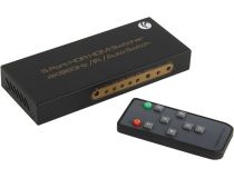 VCOM DD465 5-port HDMI Switch (5in - 1out, ver2.0, ПДУ) + б.п.