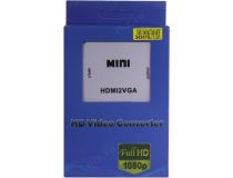 Converter HDMI (F) -- VGA (15F) + audio (питание miniUSB)