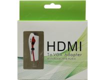 Converter HDMI (M) -- VGA (15F) + audio (питание DC3.5x1.3мм ,5V)