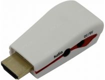 Converter HDMI (M) -- VGA (15F) + audio (питание DC3.5x1.3мм ,5V)