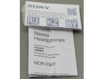 Наушники SONY MDR-E9LP Black (шнур 1.2м)