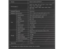 Cooler Master MLW-D24M-A20PW-R1 MasterLiquid Lite 240 (3пин,775/1155/1366/2011-3/AM4-FM2+,6-30дБ, 650-2000об/м)