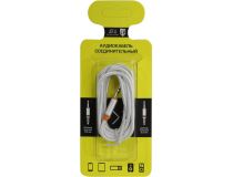 JETACCESS JA-AC02 1.5м White Кабель Jack3.5-M --  Jack3.5-M 1.5м