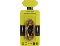 JETACCESS JA-AC02 1м Gold Кабель Jack3.5-M -- Jack3.5-M 1м