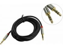 JETACCESS JA-AC01 2м Black Кабель Jack3.5-M --  Jack3.5-M 2м