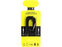 JETACCESS JA-AC01 1.5м Black Кабель Jack3.5-M -- Jack3.5-M 1.5м
