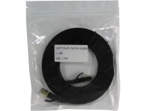 Patch Cord FTP кат.7 3м, чёрный, плоский