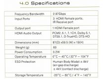 Greenconnect GL-vTC05 3-port HDMI Switch (3in - 1out, ПДУ)