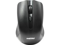 SmartBuy One Wireless Optical Mouse SBM-352AG-K (RTL) USB 4btn+Roll, беспроводная