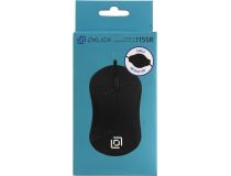 OKLICK Optical Mouse 115SR  Black  (RTL) USB 3btn+Roll 492888 