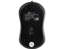 OKLICK Optical Mouse 115SR  Black  (RTL) USB 3btn+Roll 492888 