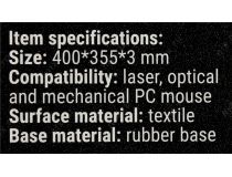 QUMO Moscow Zeppelin (коврик для мыши, 400x355x3мм)  20967 