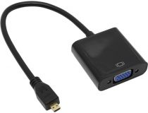 Кабель-адаптер microHDMI -- VGA(15F)+audio