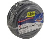 Кабель силовой, NUM-J (NYM) 3x2.5мм2 бухта 20м  Rexant  01-8705-20 