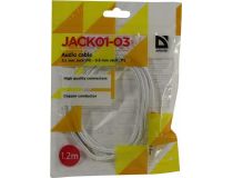 Defender Кабель Jack3.5-M --  Jack3.5-M 1.2м  87513 