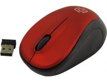OKLICK Wireless Optical Mouse 665MW  Black&Red (RTL) USB 3btn+Roll  1025135 