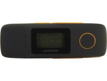 Digma U3-4GB Black-Orange (MP3 Player,FM Tuner,4Gb,MicroSD,LCD,диктофон,USB,Li-Pol)