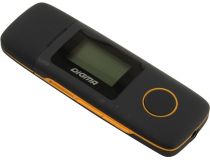 Digma U3-4GB Black-Orange (MP3 Player,FM Tuner,4Gb,MicroSD,LCD,диктофон,USB,Li-Pol)