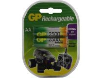 Аккумулятор GP 250AAHC-2 (1.2V, 2450mAh) NiMH, Size  AA  уп. 2 шт 