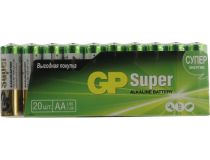 GP Super 15A-2CRVS20/15AA21-2CRSWC20 (LR6) Size AA, 1.5V, щелочной (alkaline) уп. 20шт 