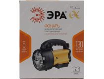 Фонарь ЭРА PA-604  (3 светодиода, аккум)
